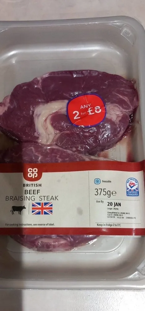 British Beef Braising Steak