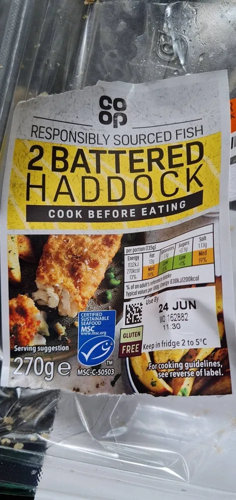 Battered Haddock