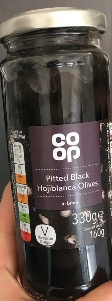 Pitted Black Hojiblanca Olives
