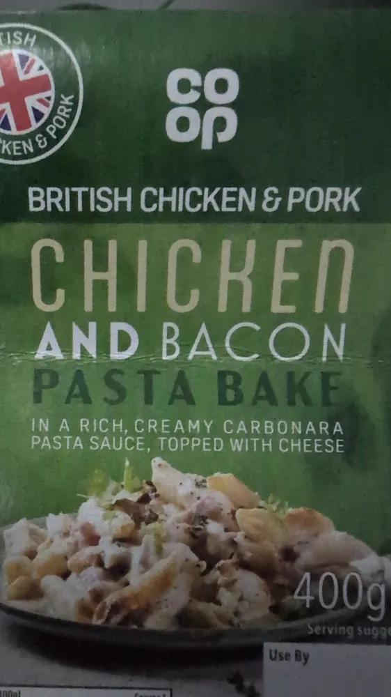 Chicken and Bacon Pasta Bake