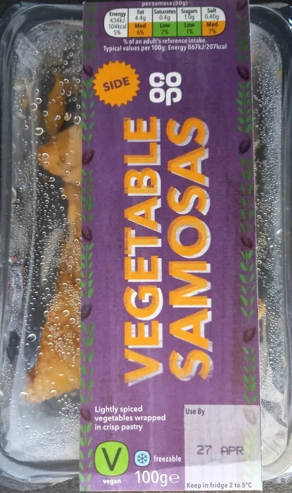 Vegetable Samosas