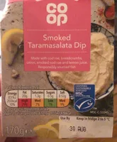 Smoked taramasalata dip