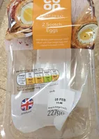 2 scotch eggs