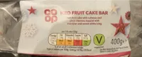 Iced fruit cake bar