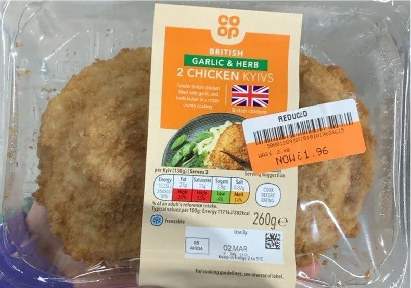 2 Garlic & Herb Chicken Kyivs