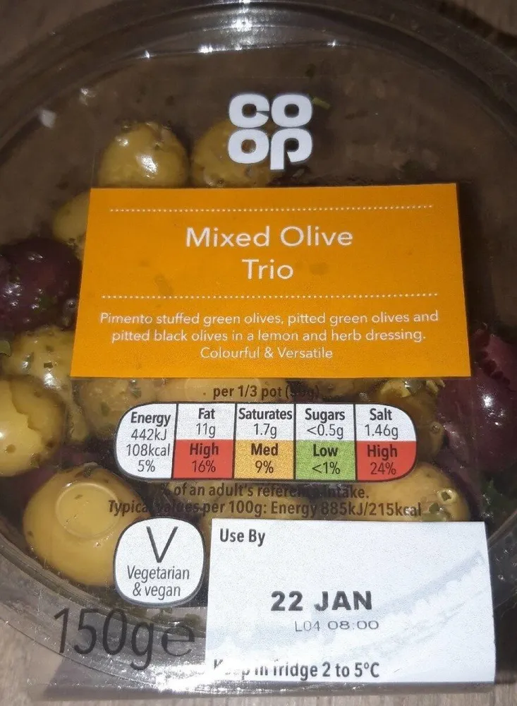 Mixed Olive Trio