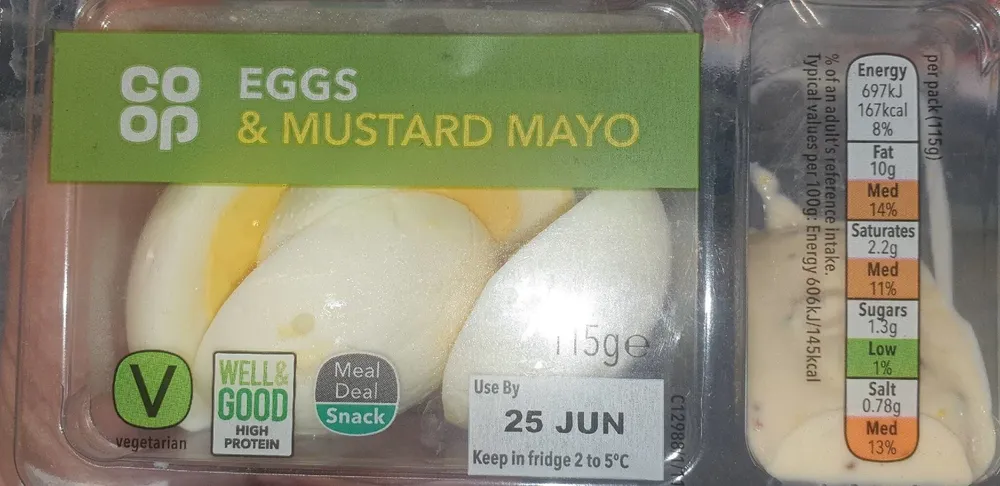 Eggs & mustard mayo