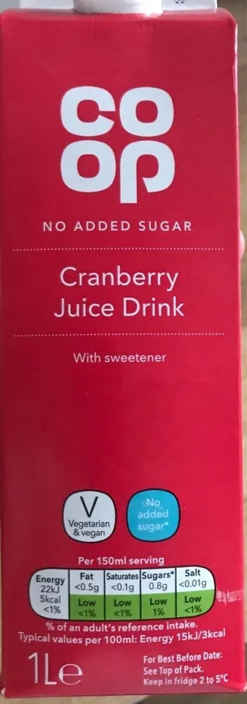 Cranberry Juice Drink