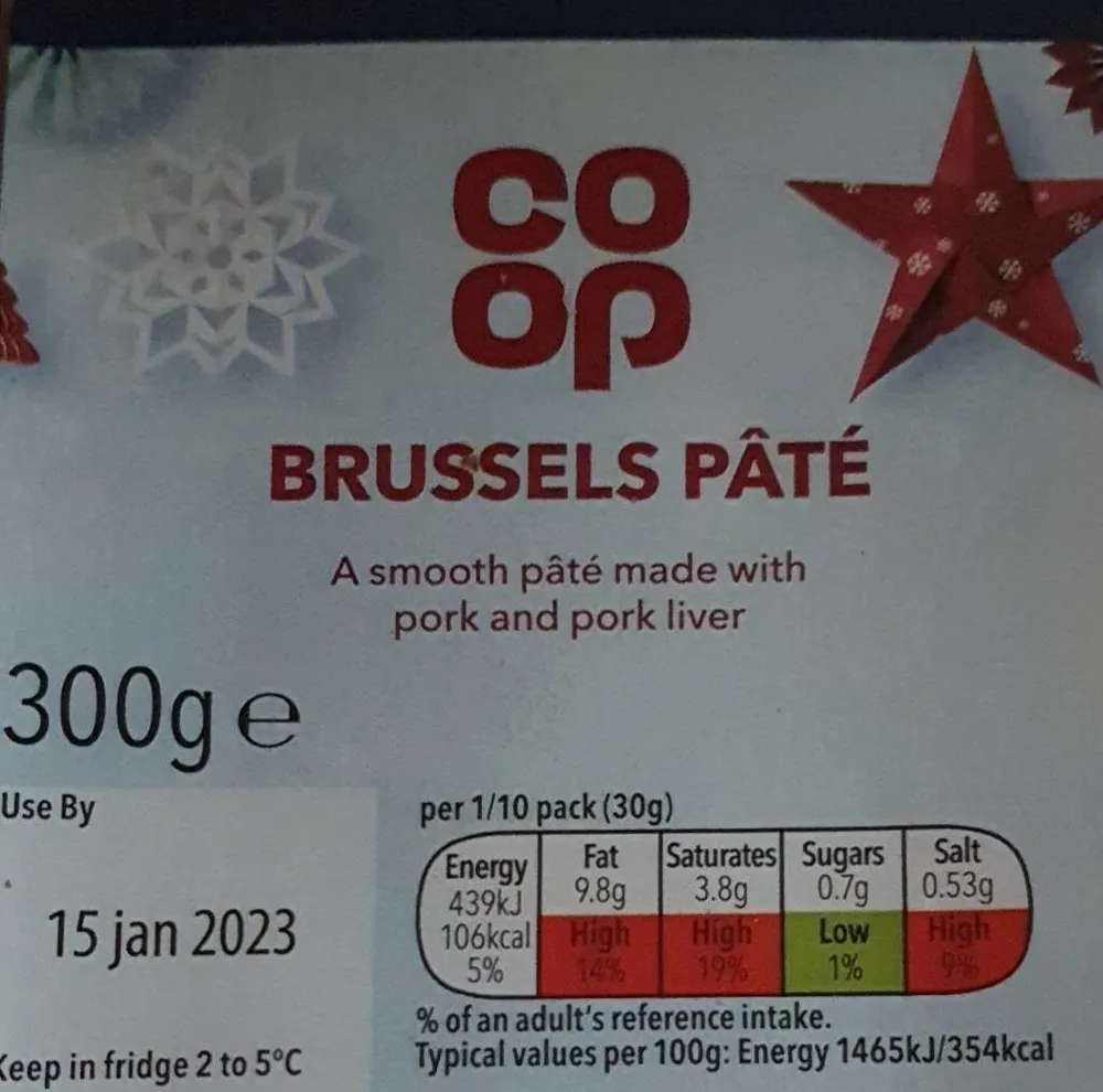 Brussels pate