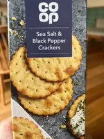 Sea Salt & Black Pepper Crackers