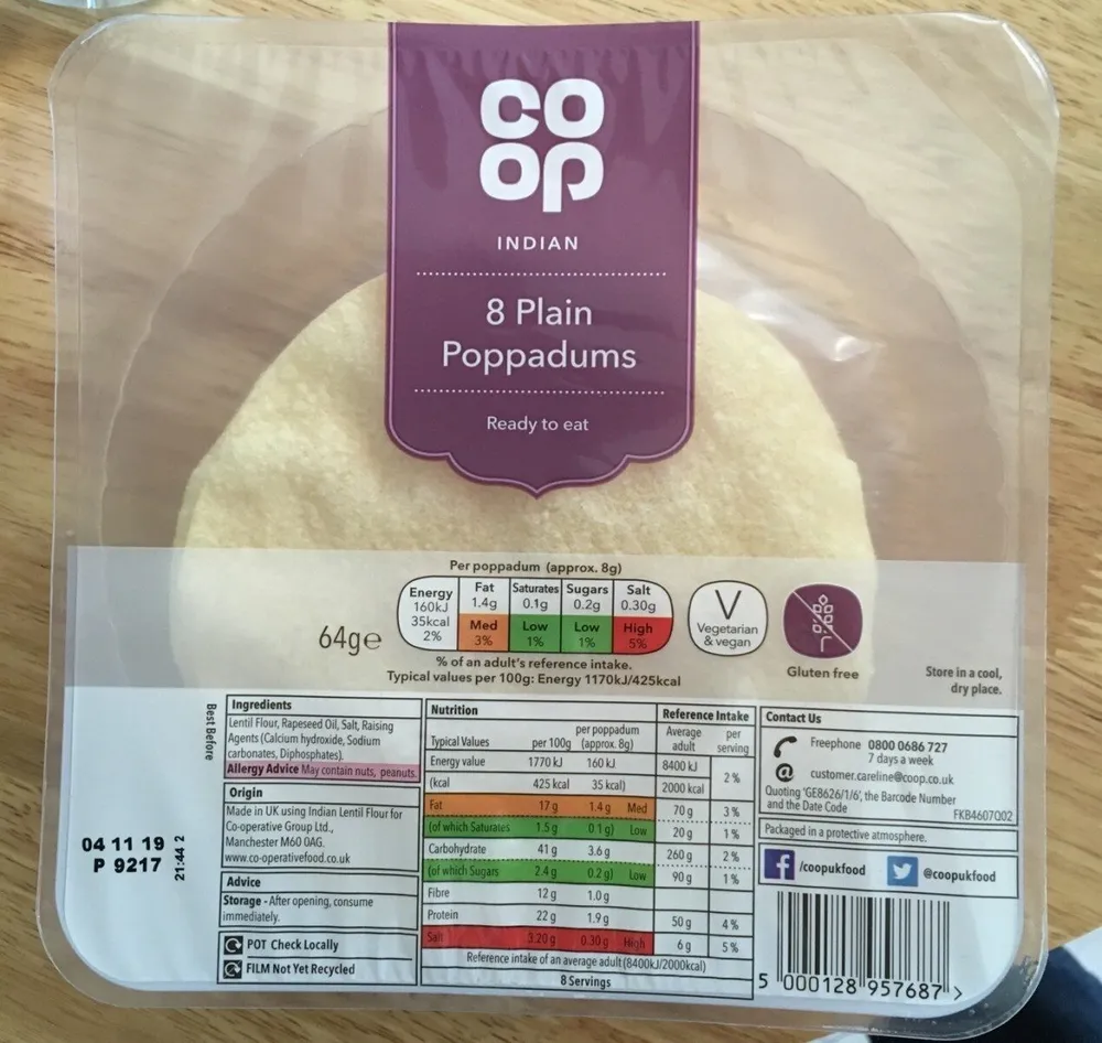 Poppadums
