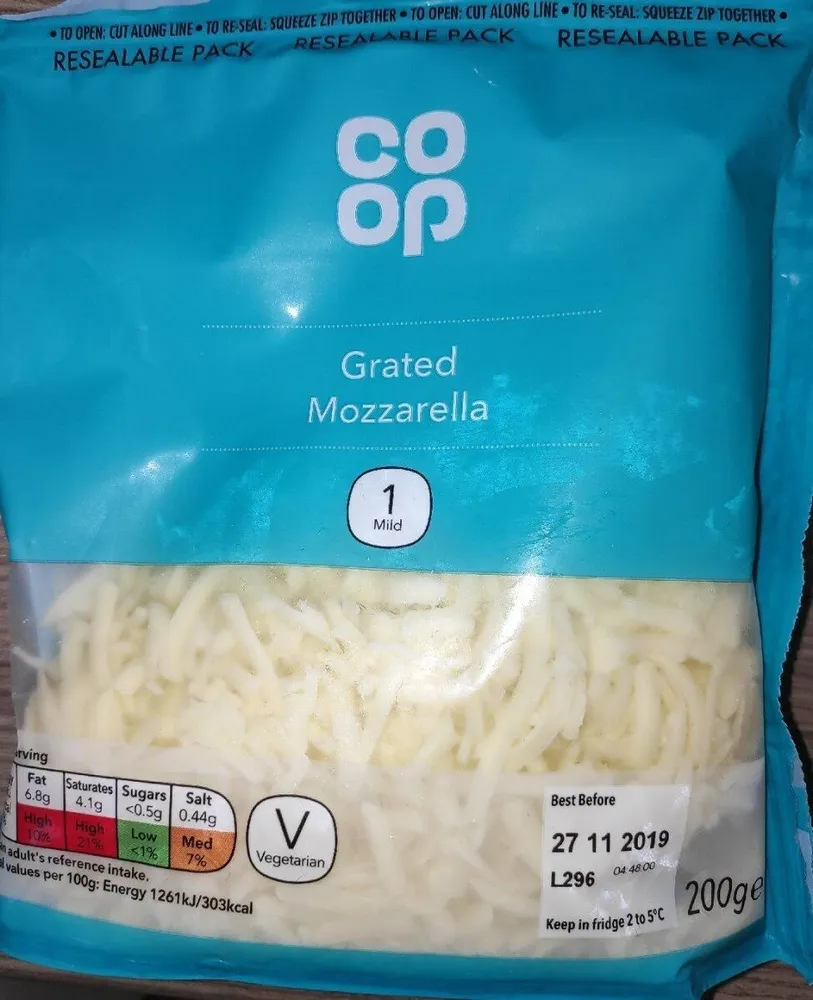 Grated Mozzarella