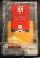 Sliced Mature Red Cheddar