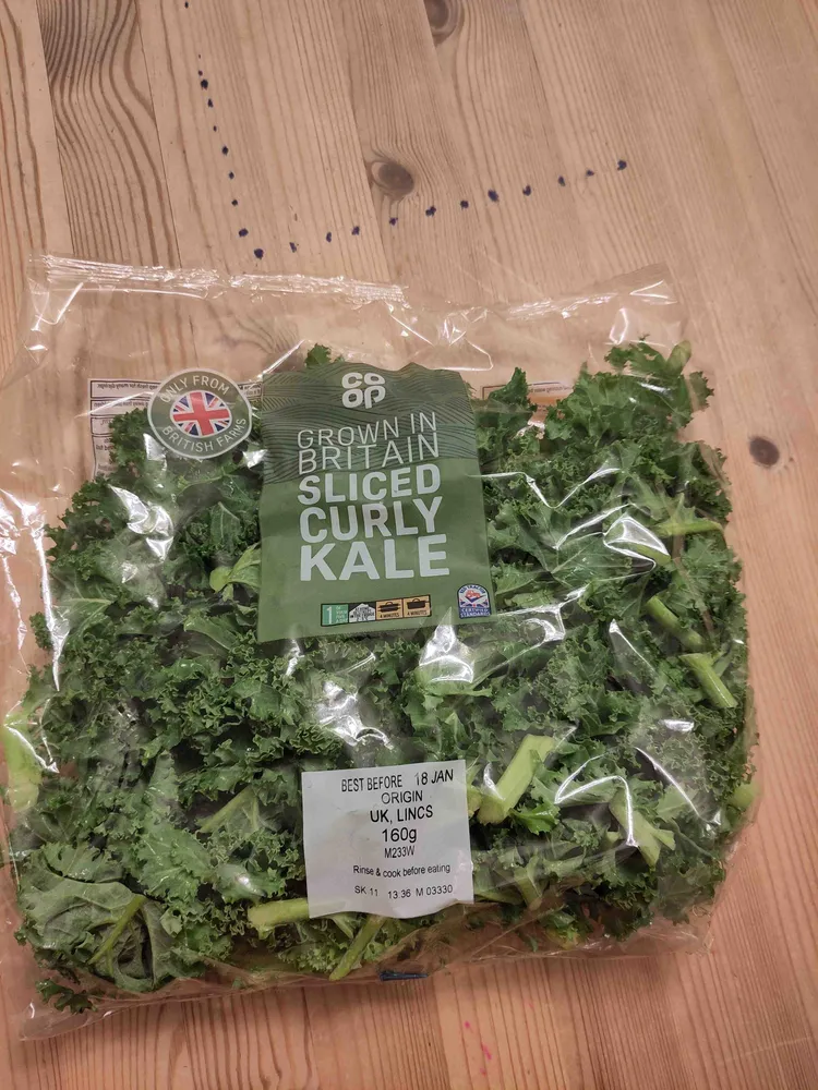 COOP Sliced Curly Kale