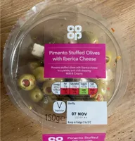 Pimento Stuffed Olives with Iberica Cheese