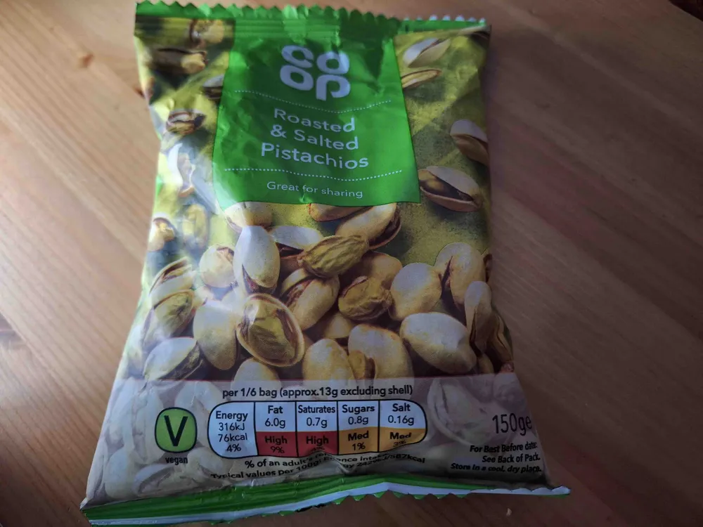 ROASTED & SALTED PISTACHIOS