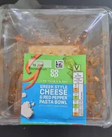 Greek Style Cheese & Red Pepper Pasta Bowl
