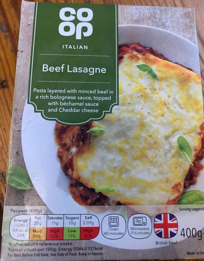 Beef Lasagne