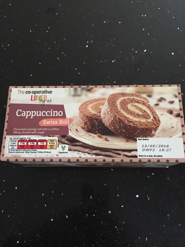 Cappuccino Swiss Roll