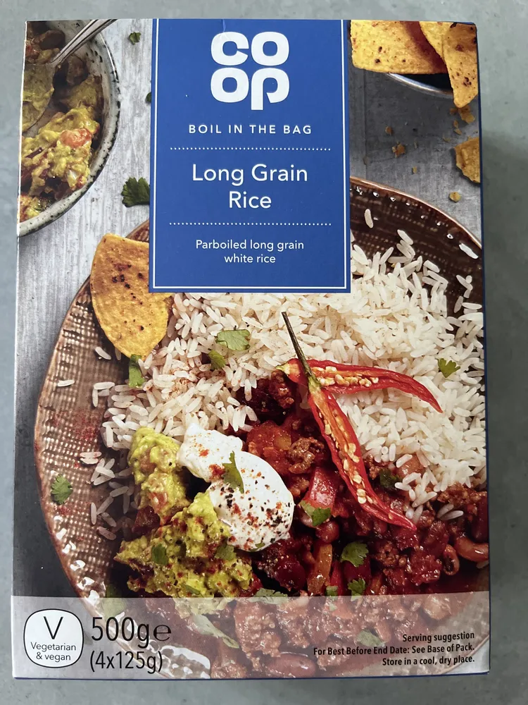 Boil in the Bag Long Grain Rice