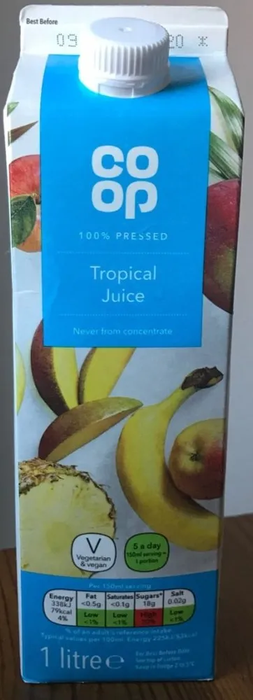 Tropical Juice 100% pressed
