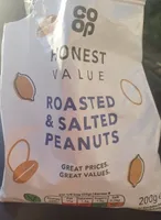 Roasted and salted peanuts