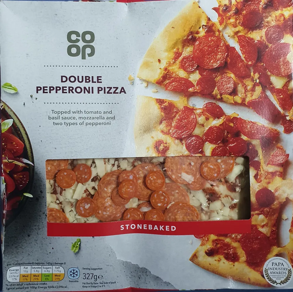 STONE BAKED DOUBLE PEPPERONI