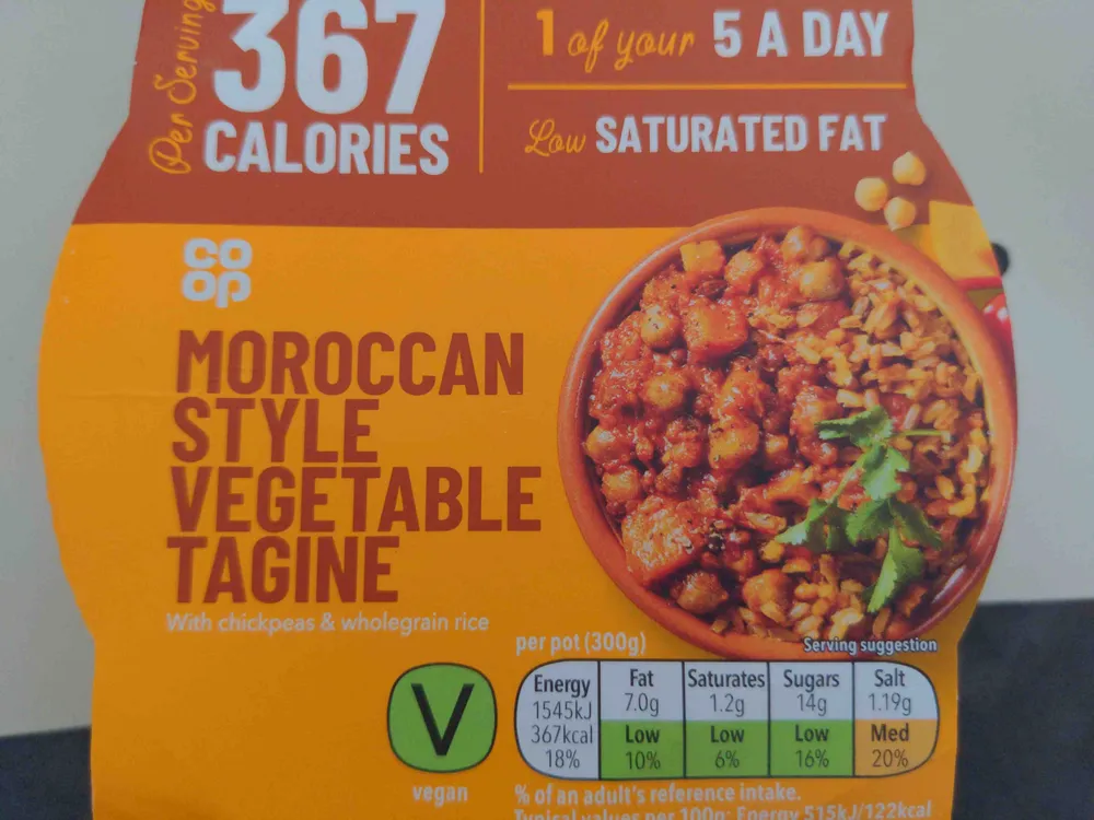 Moroccan Style Vegetable Tagine