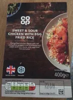 Sweet & sour chicken with egg fried rice