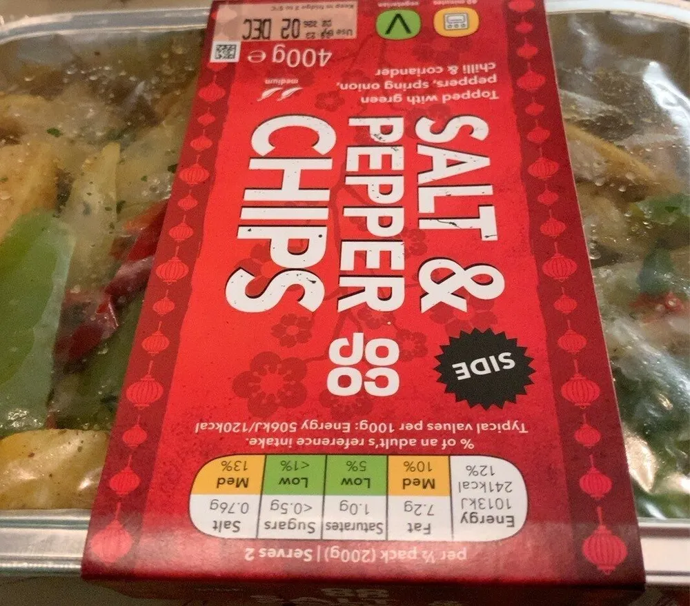 Salt and pepper chips