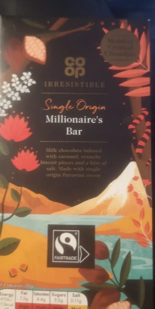 Irresistible Single Origin Millionaire's Bar