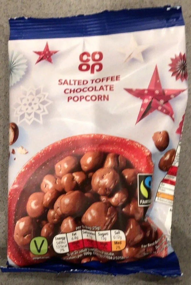 Salted Toffee Popcorn