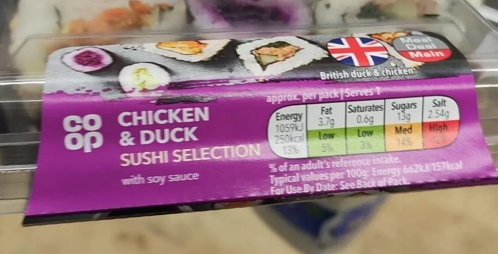 Chicken And Duck Sushi