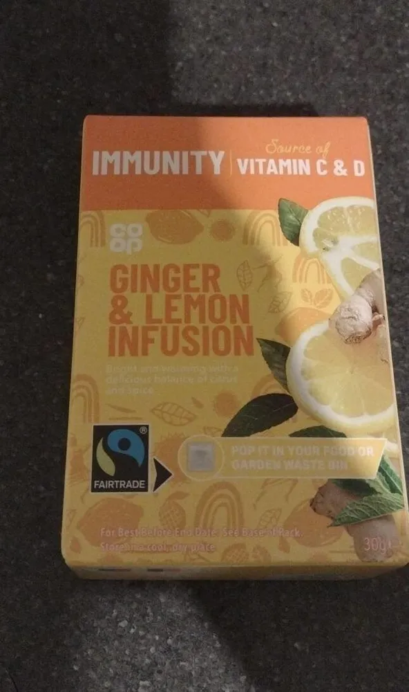 Ginger & lemon infusion