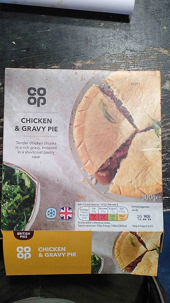 Chicken & Gravy Pie