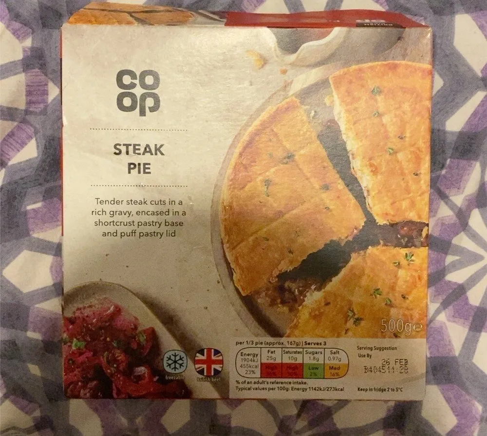 Steak pie
