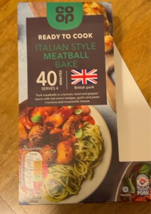 Italian Style Meatball Bake