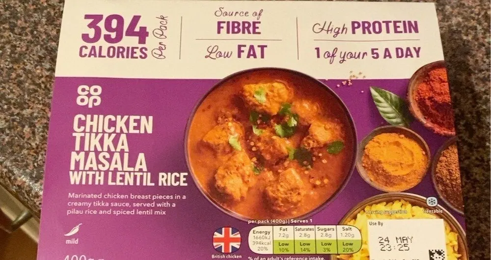 Chicken Tikka Masala with Lentil Rice