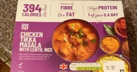 Chicken Tikka Masala with Lentil Rice