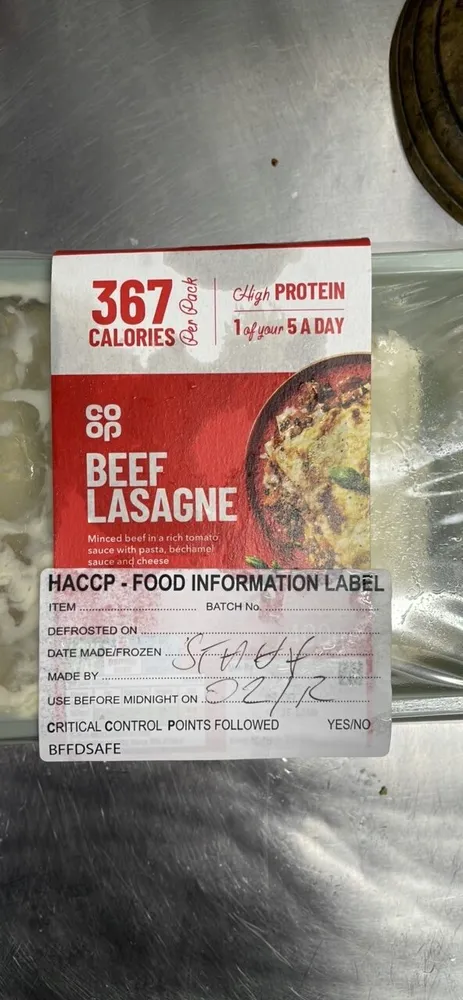 Beef Lasagne