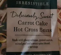 Deliciously Sweet Carrot Cake Hot Cross Buns