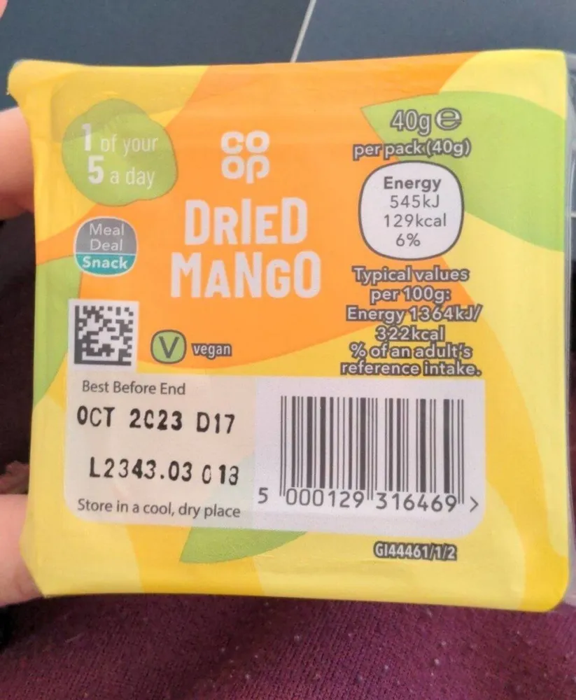 Dried mango