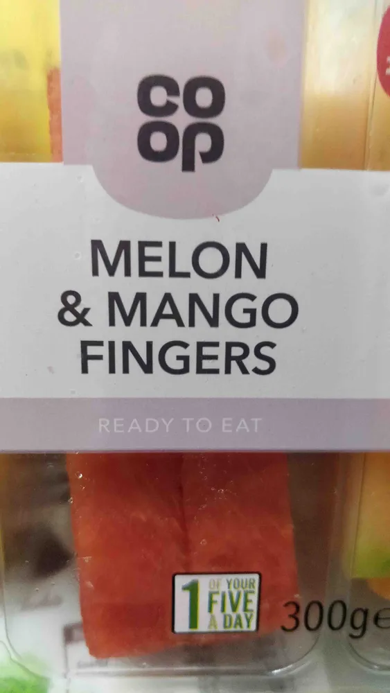 Melon and mango fingers