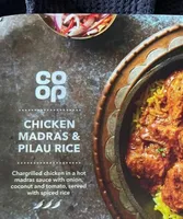 Chicken madras & pilau rice