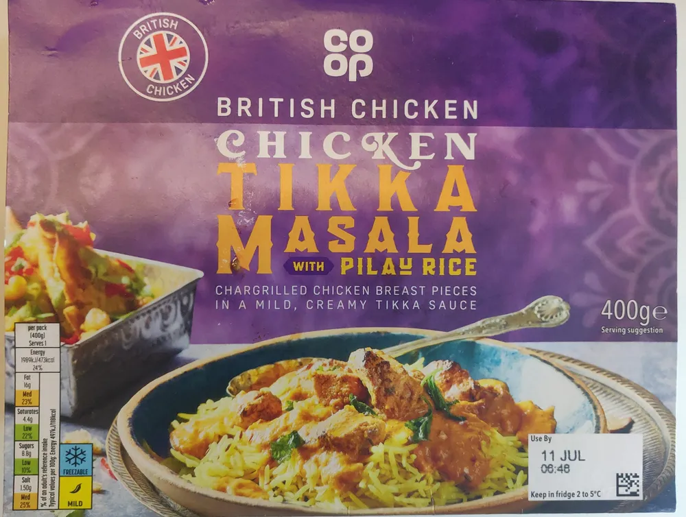 Chicken Tikka Masala with Pilau Rice