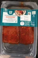 Salmon fillets infused with sweet chilli