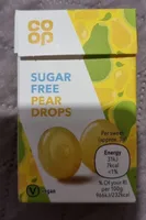 Sugar-free pear drops COOP