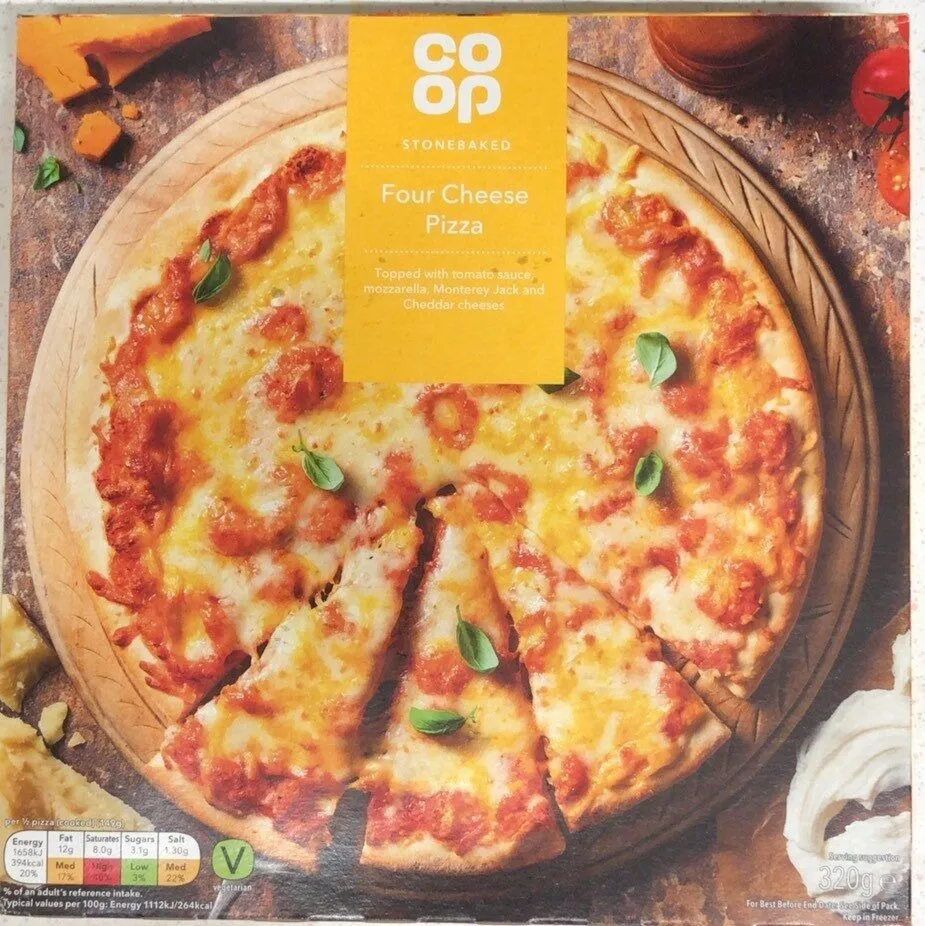 Four cheese stonebaked pizza