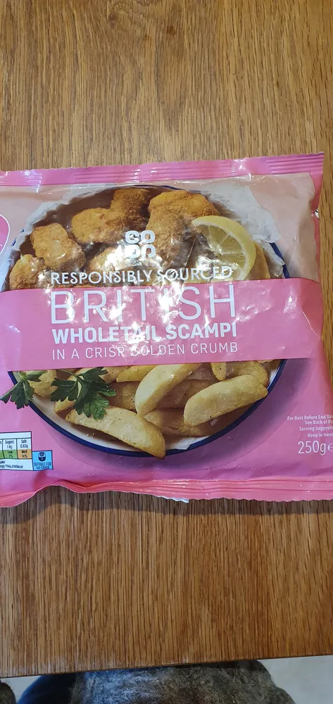 British Wholetail Scampi In A Crisp Golden Crumb