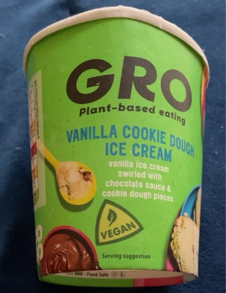 Vegan Vanilla Cookie Dough Ice Cream